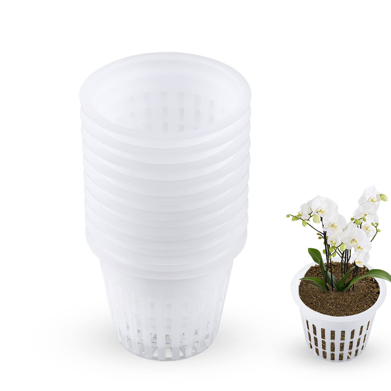 Amazon.com: Orchid Pot, 10 Pack 3 Inch Plastic Planters with